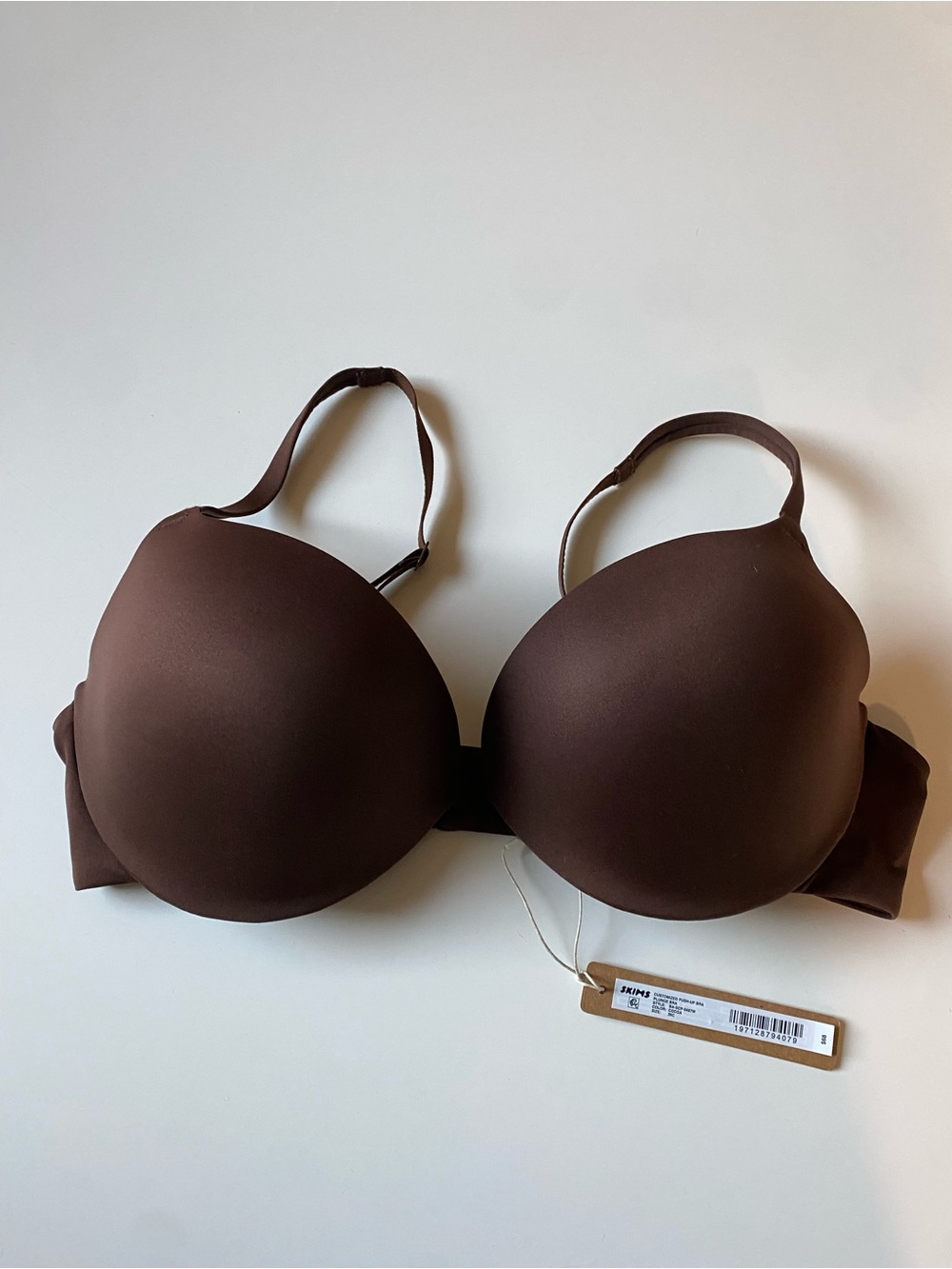 Skims Push Up Bra plunge Bra in Cocoa NWT size 36C - Picture 4 of 5
